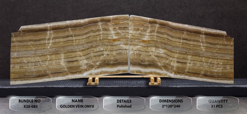 Golden Vein Onyx X20085 4