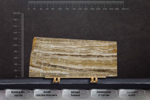 Golden Vein Onyx X20397